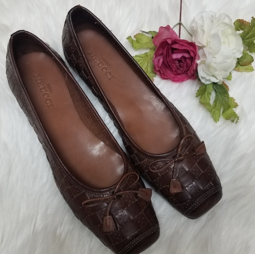 Sesto Meucci Italy Women's Brown  Loafer Sz 10N.